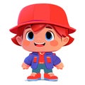 3d cartoon character Their comical expressions, exaggerated movements