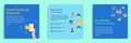 3D cartoon style. Social media informative email marketing segmentation tips post banner template layout design. Network
