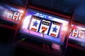 3D Casino Slots Concept Royalty Free Stock Photo
