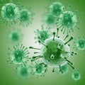 3d cell virus Royalty Free Stock Photo