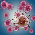 3d cell virus Royalty Free Stock Photo