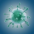3d cell virus Royalty Free Stock Photo