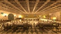 3D CG rendering of the banquet hall