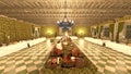 3D CG rendering of the banquet hall