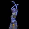 3D CG rendering of devil dancer