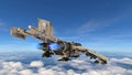 3D CG rendering of fighter aircraft