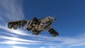 3D CG rendering of fighter aircraft