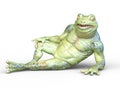 3D CG rendering of Frog human