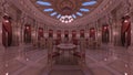 3D CG rendering of grand hall