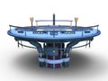 3D CG rendering of helipad