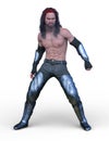 3D CG rendering of strong man