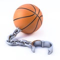 3d Chained basketball