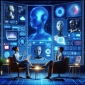 182 75. 3D Character AI Conversational Agents_ Creating and rog Royalty Free Stock Photo