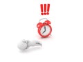 3D character doesn`t want to get up even though alarm clock is r