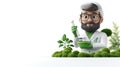 3D Character of an Environmental Scientist