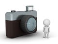 3D Character and Large Photo Camera