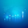 3d chart and graphics. Infographic elements and world map. Analysis indicators, statistics diagram, business charts. Hi
