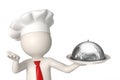 3d chef welcome plate