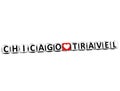 3D Chicago Love Travel Button Click Here Block Text