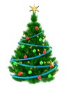 3d Christmas tree Royalty Free Stock Photo