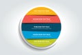 3d circle, round infographic, chart, scheme, diagram, table, schedule, element.