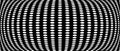 3D circular burst. Convex globe, sphere, orb distort. Inflate design pattern. Radiation, bulge, bloat effect. Radial, radiating