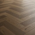 Light brown herringbone wood flooring pattern closeup Royalty Free Stock Photo