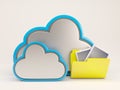 3D Cloud Drive Icon