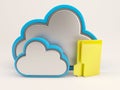 3D Cloud Drive Icon