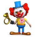 3d Clown horn