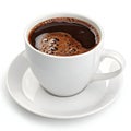 3D Coffee Render Icon Isolated on White Background Royalty Free Stock Photo