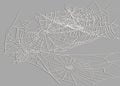 3D Collection of Cobweb, isolated on black, transparent background. Spiderweb for Halloween design. Spider web elements,spooky, Royalty Free Stock Photo