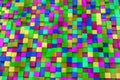 3d colored cubes background, color mosaic. Royalty Free Stock Photo