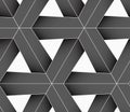 3D colored gray triangular grid Royalty Free Stock Photo