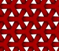 3D colored red triangular grid Royalty Free Stock Photo
