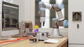 3D computer Generated image: COBOT in LAB