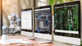 3D computer Generated image: COBOT in LAB