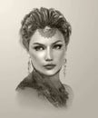 Noble Woman, 3d CG