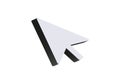 3d computer mouse cursor icon pointing upward Royalty Free Stock Photo