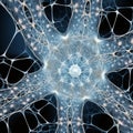 Quantum Networking: Biomimicry-inspired Brain Raytracing With Lace Patterns