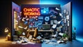 3D Concept of Chaotic Working and Organized Career Cushioning