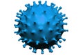 3d Coronavirus virus cell isolated Royalty Free Stock Photo