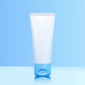 3d cosmetic plastic tube mock up