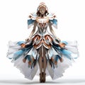 3d Costume With Distinctive Character Design And Frozen Movement