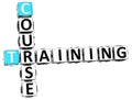 3D Course Training Crossword