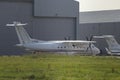 D-CPWF Dornier 328-110 of  Private Wings parked at Rotterdam The Hague Airport Royalty Free Stock Photo