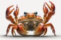 d crab sculptureTiny playmate: high-quality crab sculpture in UE5 Royalty Free Stock Photo