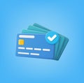 3d credit card icon