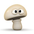 3d Cross eyed mushroom