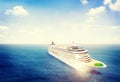 3d Cruise Ship Vacation Holiday Summer Illustration Concept